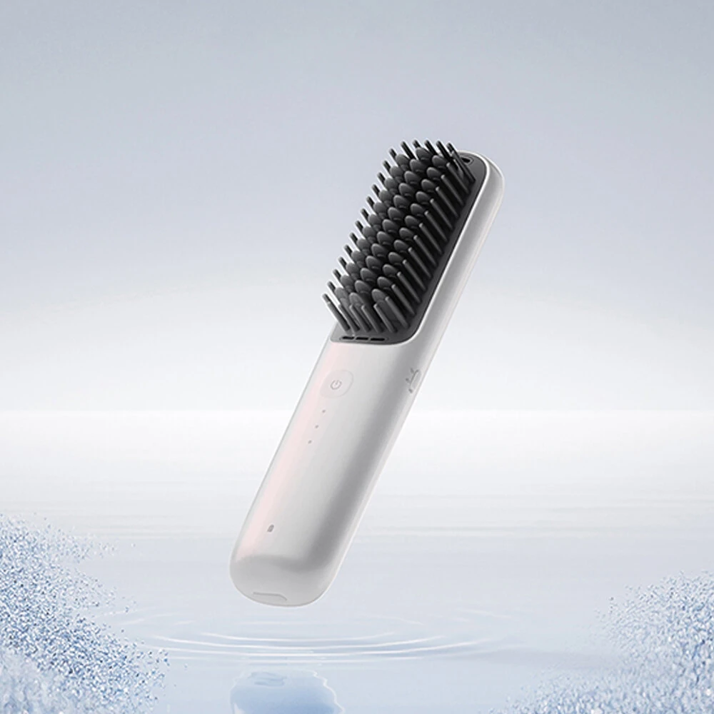 (image for) XIAOMI Mijia Wireless Straight Hair Comb Negative Ion Adjustable Temperature Lightweight Portable Hair Care Styling Comb